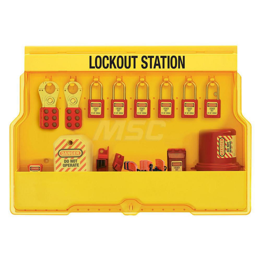 Master Lock Electrical Lockout Station Equipped 16 Max Locks 