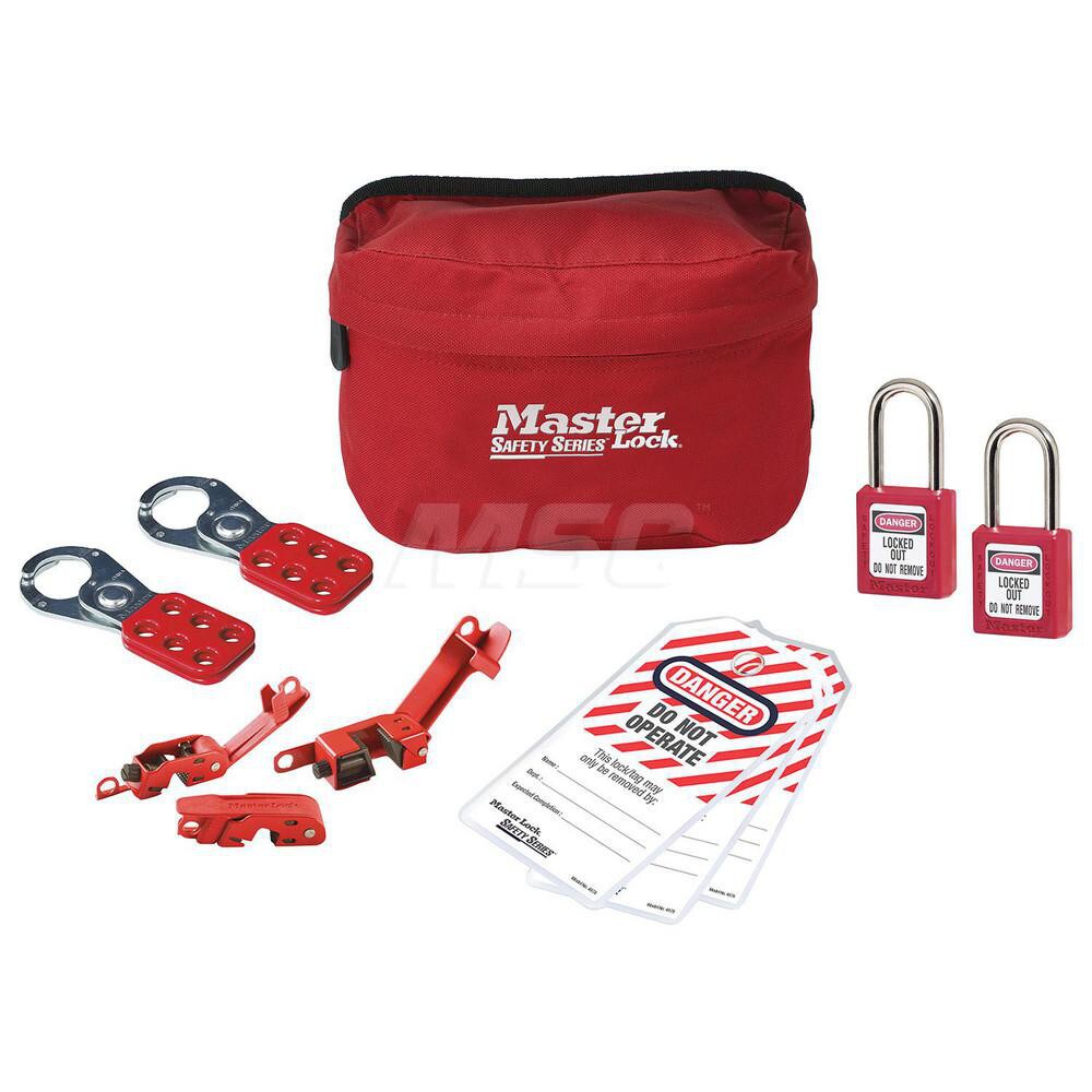 Portable Lockout Kits; Type: Electrical Lockout Kit ; Container Type: Pouch ; Number of Padlocks Included: 2 ; Key Type: Keyed Alike