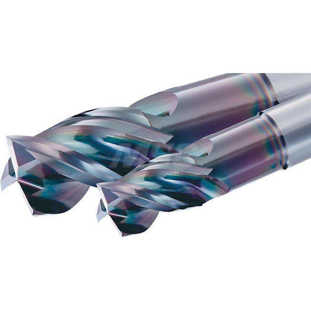 OSG Square End Mill 8 mm Dia, 12 mm LOC, 3 Flute, Solid Carbide