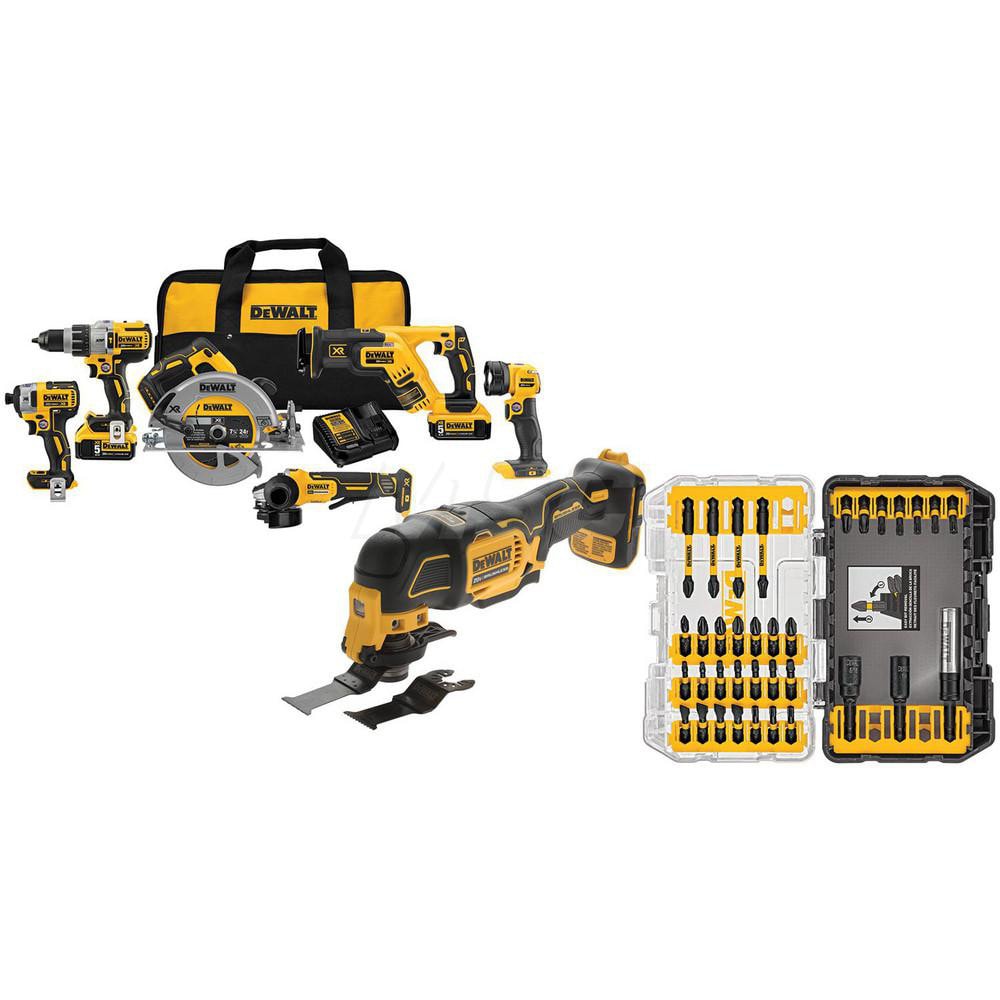 DeWALT - Cordless Tool Combination Kit: 20V - 17650862 - MSC Industrial