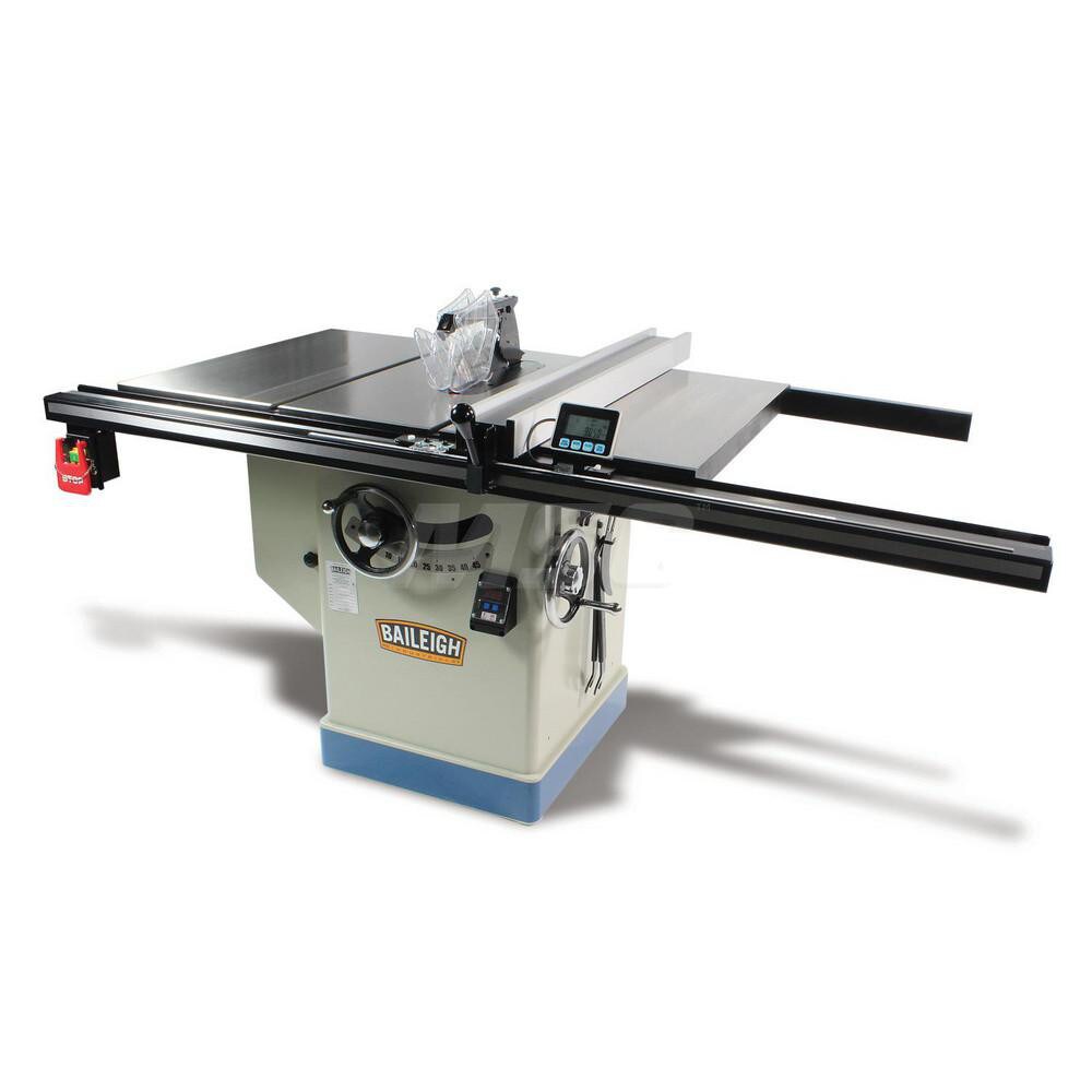 Table Saws; Blade Diameter (Inch): 12 ; Arbor Diameter (Inch): 1 ; Maximum Cutting Depth (Inch): 8 ; Phase: 1 ; Maximum Rip to Right of Blade (Inch): 36 ; Horsepower (HP): 5