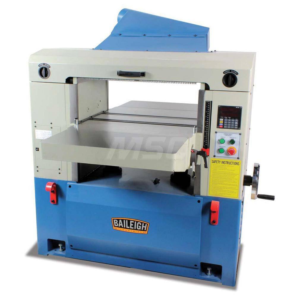 Planer Machines; Cutting Width (Inch): 25 ; Depth of Cut (Inch): 1/4 ; Cutting Thickness (Inch): 1/2 ; Minimum Planing Length (Inch): 1/4 ; Number of Cutting Knives: 5 ; Cutter Head Speed (RPM): 5000.00