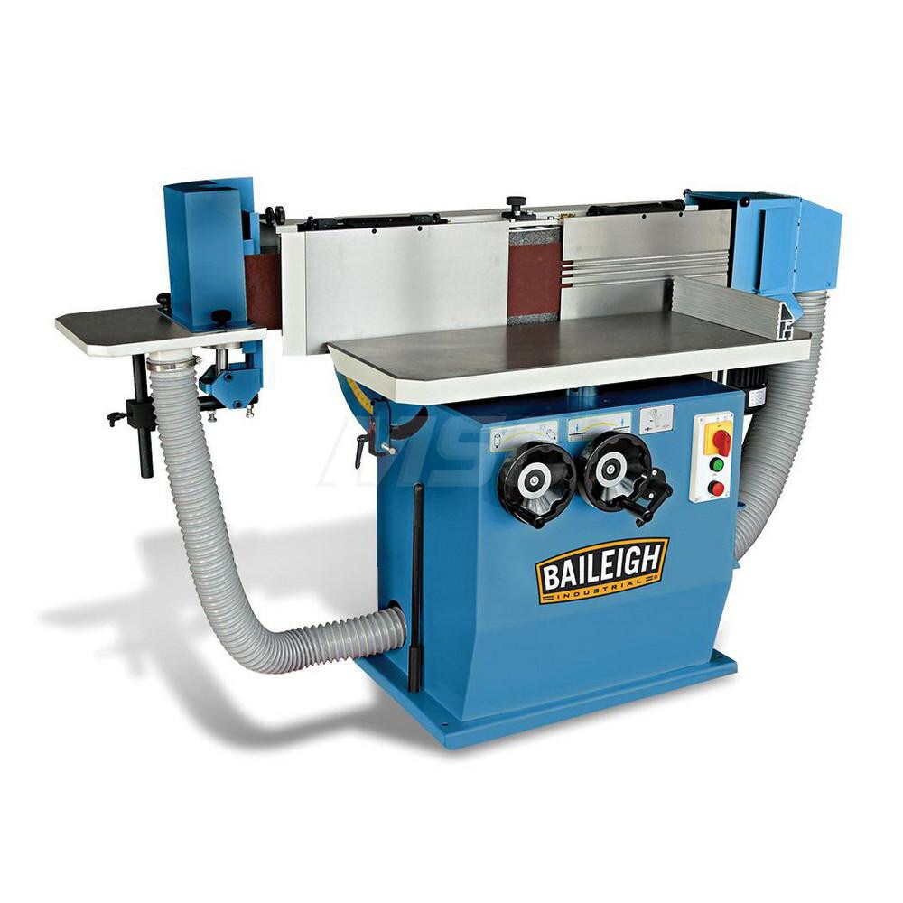 Belt Sanding Machine: 120" Long, 6" Wide, Vertical