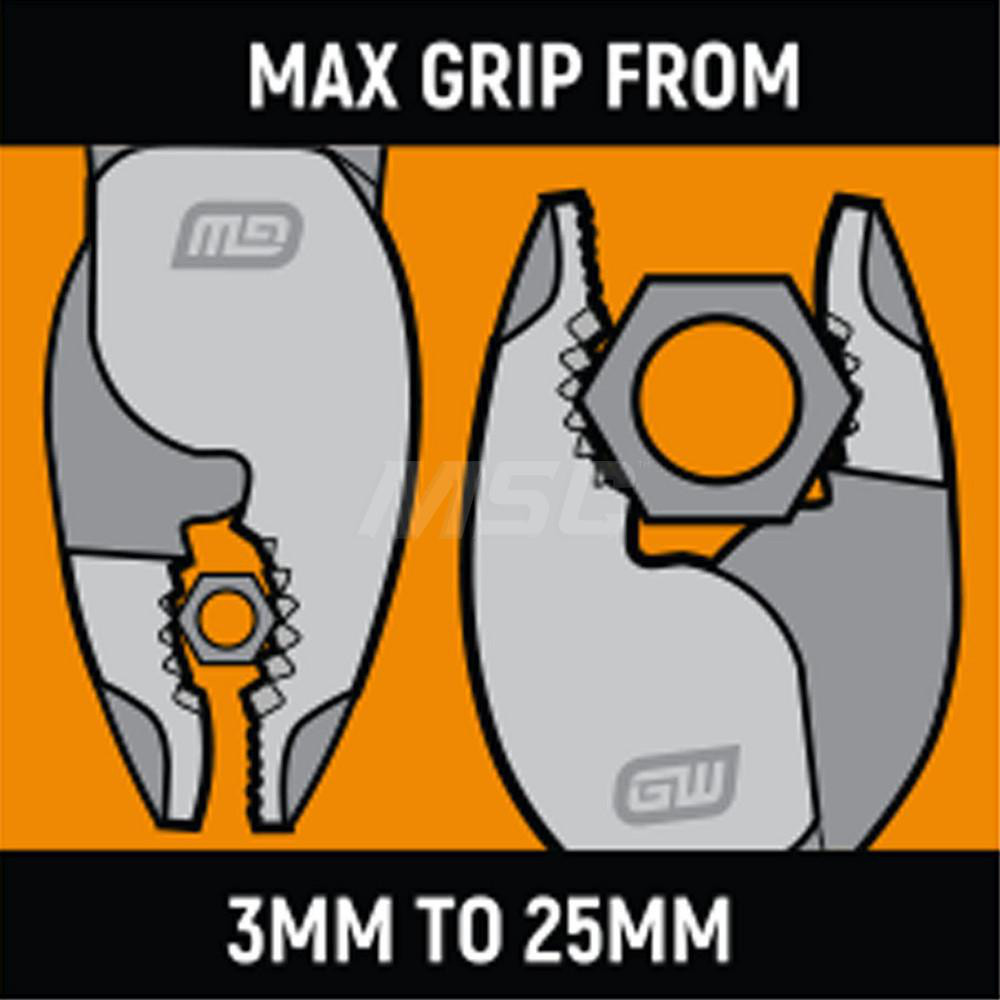 GEARWRENCH Slip Joint Pliers; Jaw Length (Inch) 1.35 ; Overall Length Range 7" 17665001