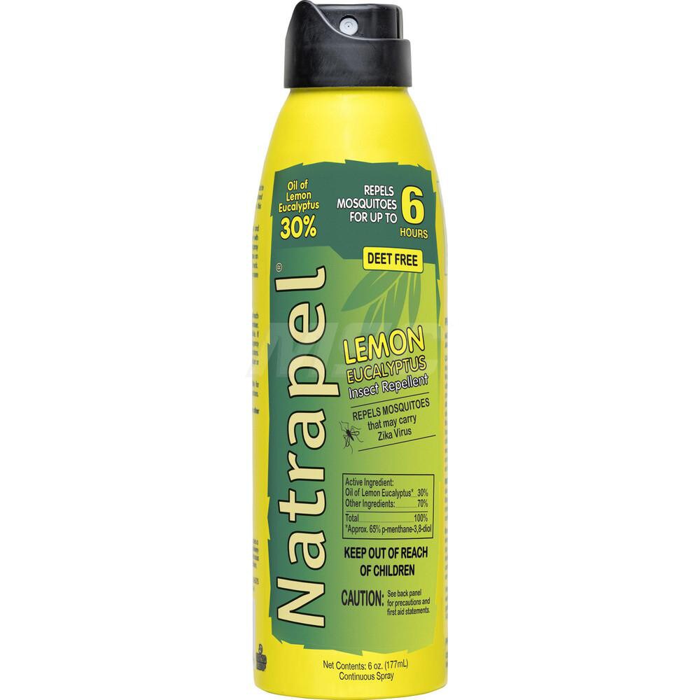 Personal Insect Repellents; Form: Liquid ; Targeted Pest: Mosquitoes ; Active Ingredient: Lemon Eucalyptus Oil ; Container Size: 6 ; Container Type: Can ; Protection Time: 6