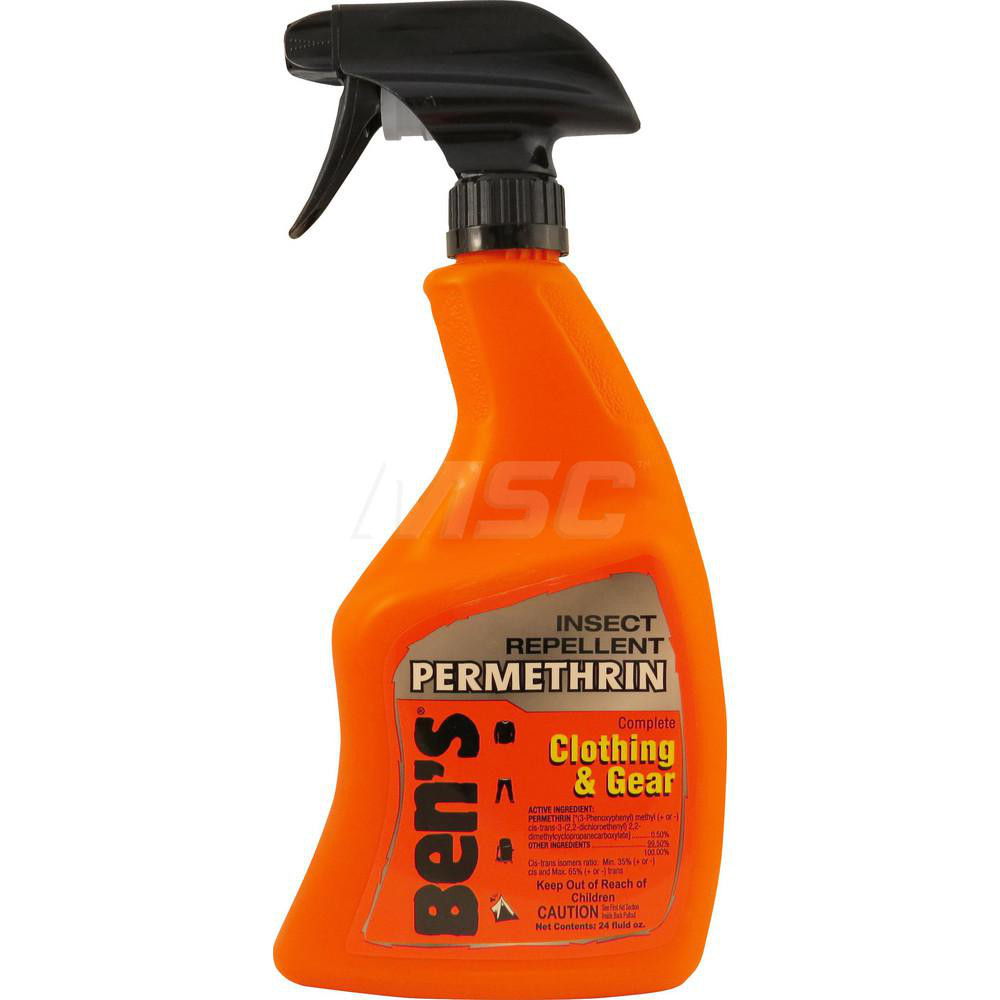 Personal Insect Repellents; Form: Liquid ; Targeted Pest: Ticks; Mosquitoes; Biting Insects ; Active Ingredient: Permethrin ; Container Size: 24oz ; Container Type: Spray Bottle ; Protection Time: 6