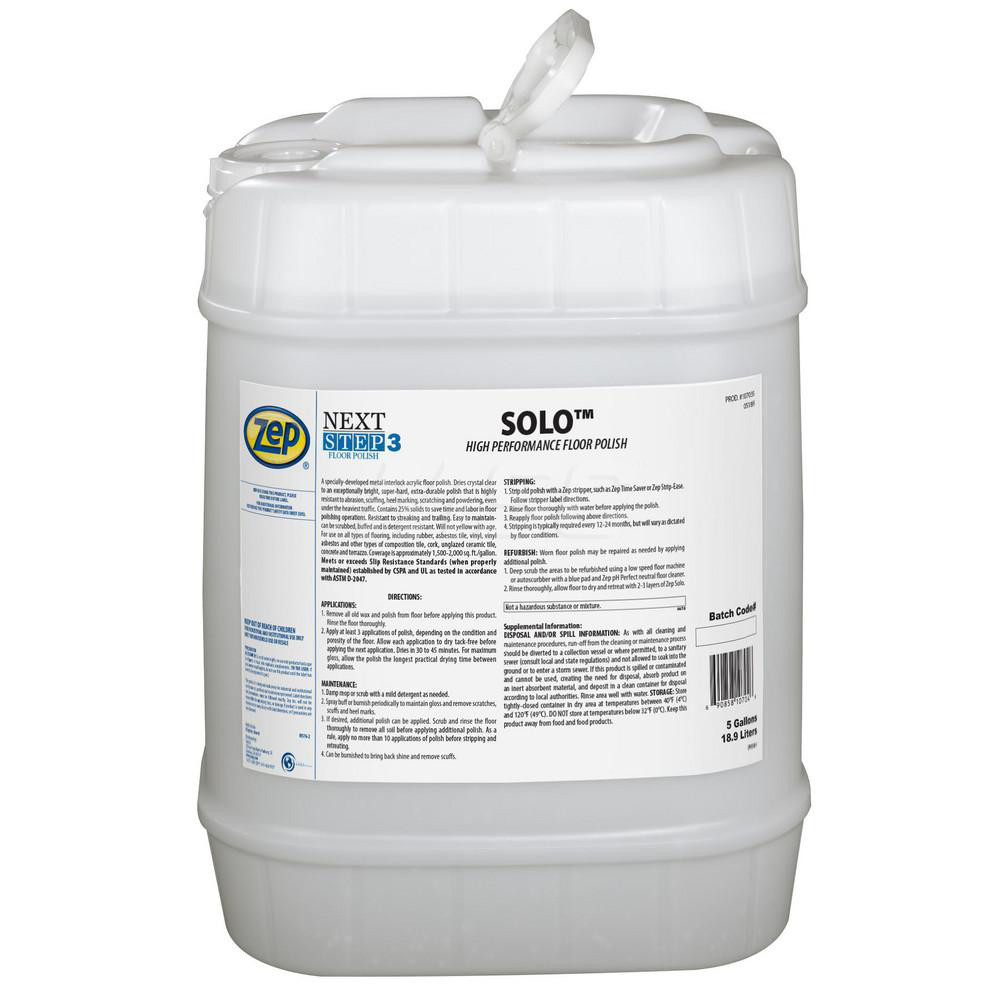ZEP Zep Solo High Performance Floor Sealer & Polish, 5 gal, Mild