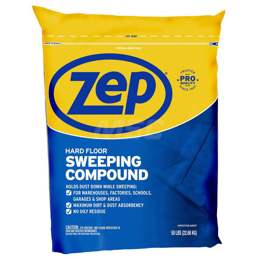 Oil Based Sweeping Compound: Bag, Use on Garage & Shop Floors