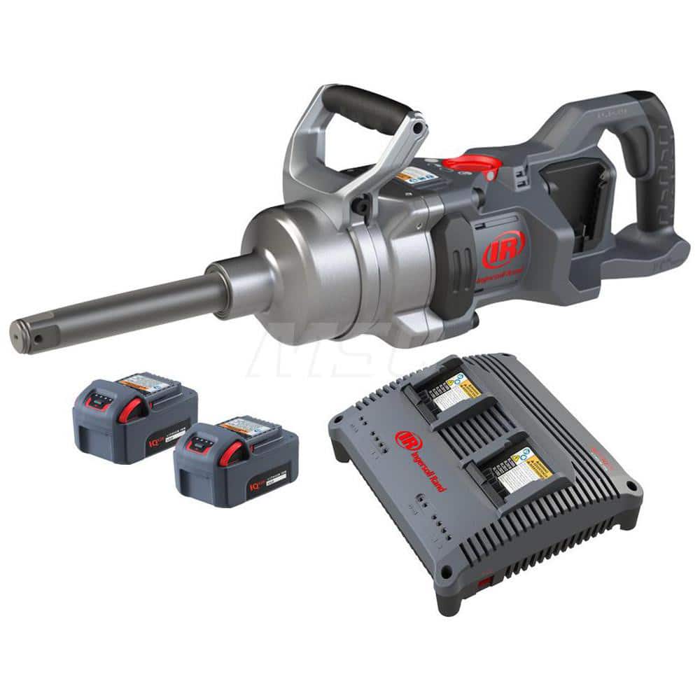 Cordless Impact Wrench: 20V, 1" Drive, 1,170 BPM, 0 to 890 RPM