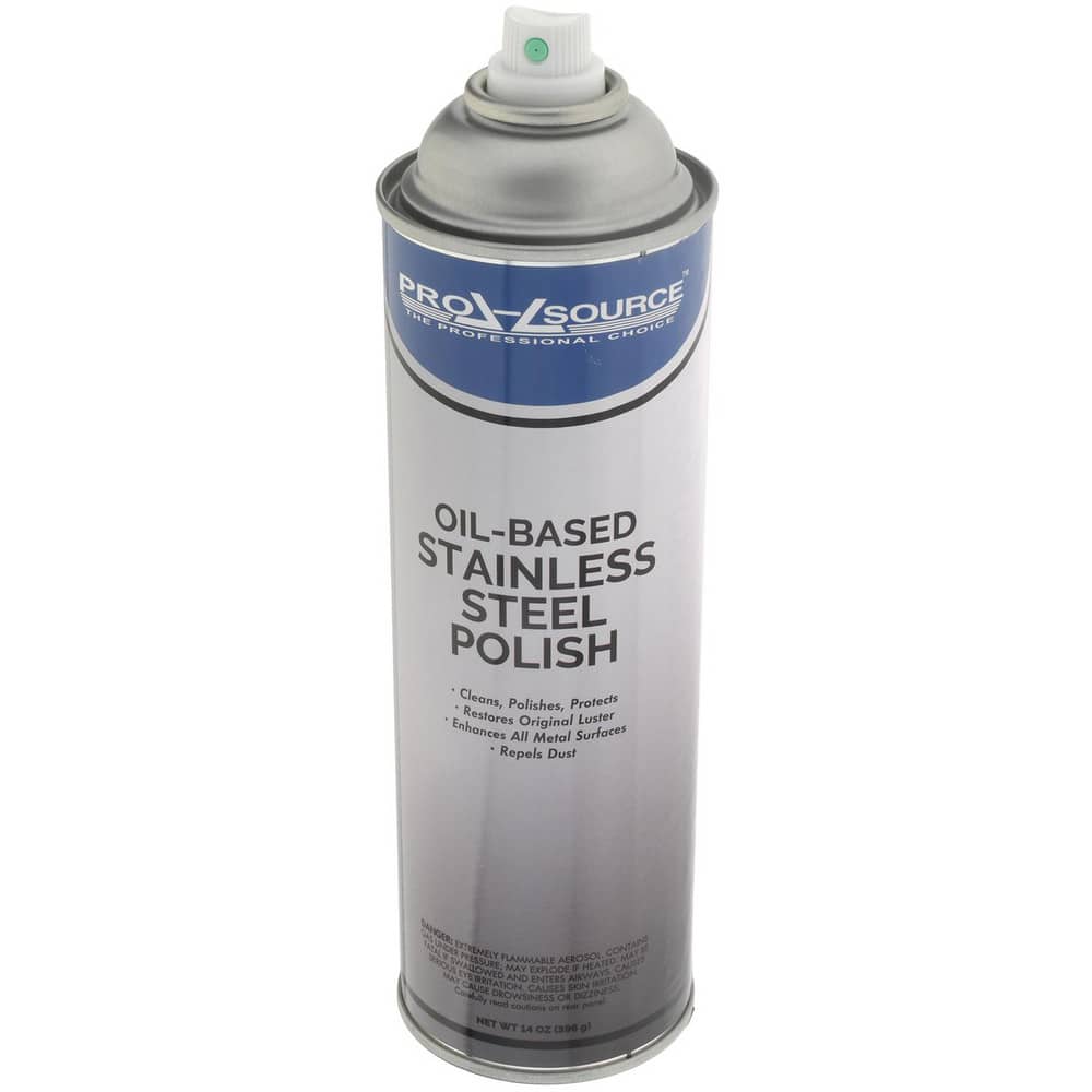 PRO-SOURCE - Stainless Steel Cleaner & Polish: Aerosol, 20 fl oz Can,  Moderate - 17709023 - MSC Industrial Supply