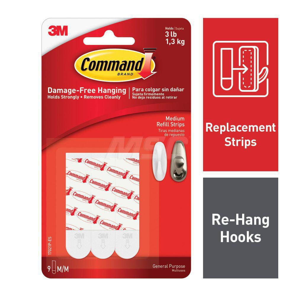 All-Purpose & Utility Hooks; Mount Type: Adhesive Back ; Material: Foam ; Finish: Plastic