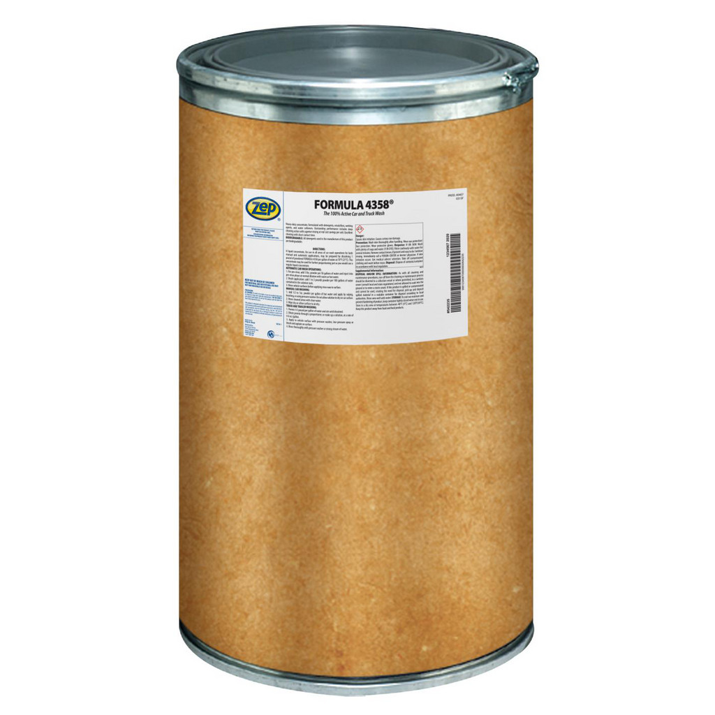 ZEP Formula 4358 Truck & Auto Wash Biodegradable, 100 gal, Pleasant Scent - Car & Truck Wash | Part #40740