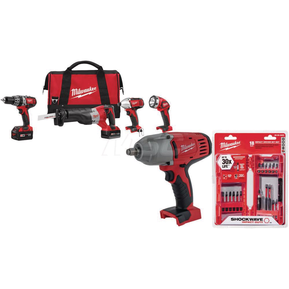 Cordless Tool Combination Kit: 18V