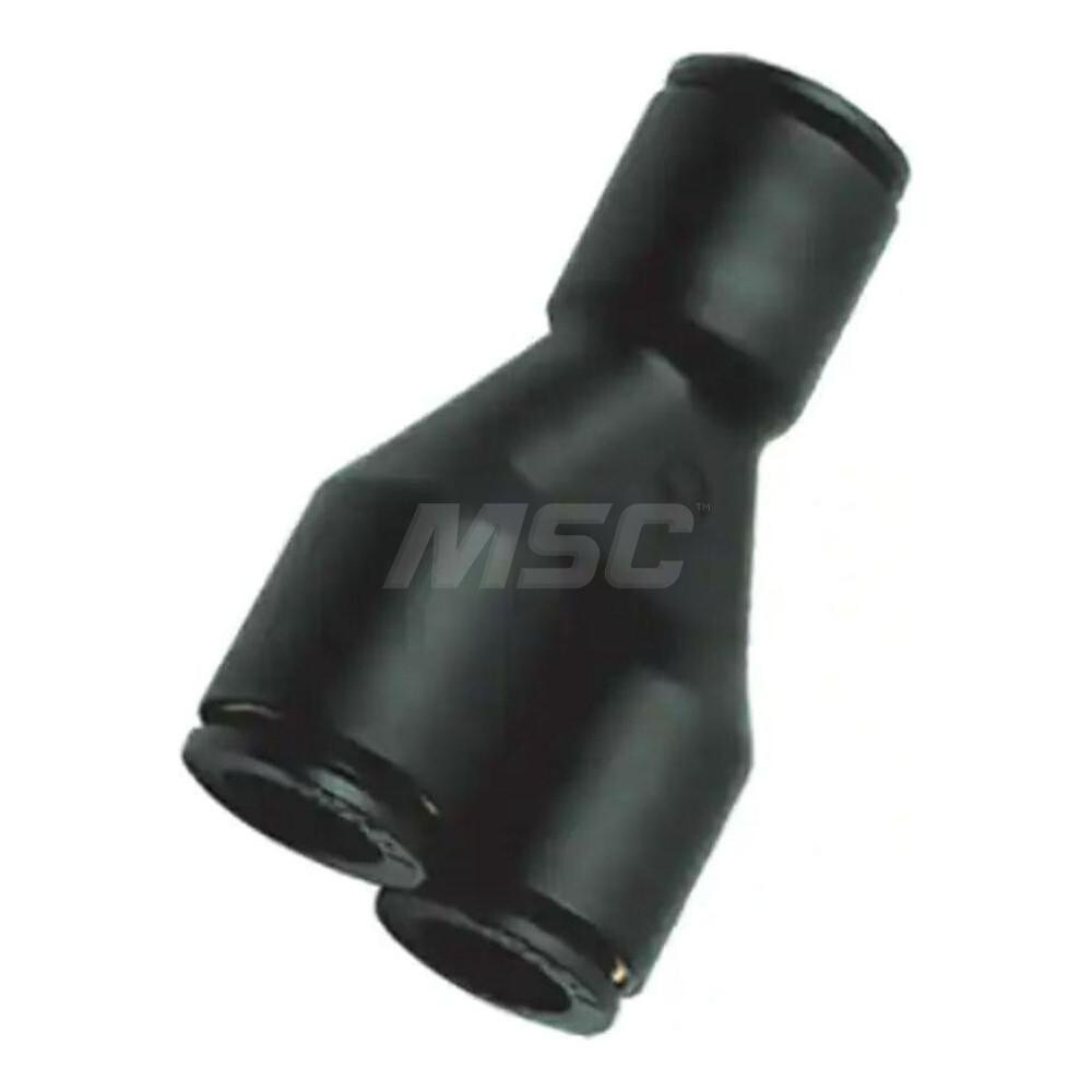 Metal Push-To-Connect Tube Fittings; Fitting Type: Unequal Y-Union ; Tube Outside Diameter: 1/4 x 3/8 ; O Ring Material: Technical Polymer ; UNSPSC Code: 27121707