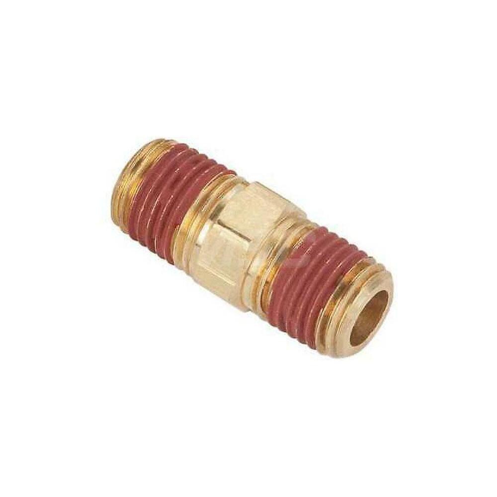 Brass Pipe Hex Nipple: 3/4" Fitting, MNPT