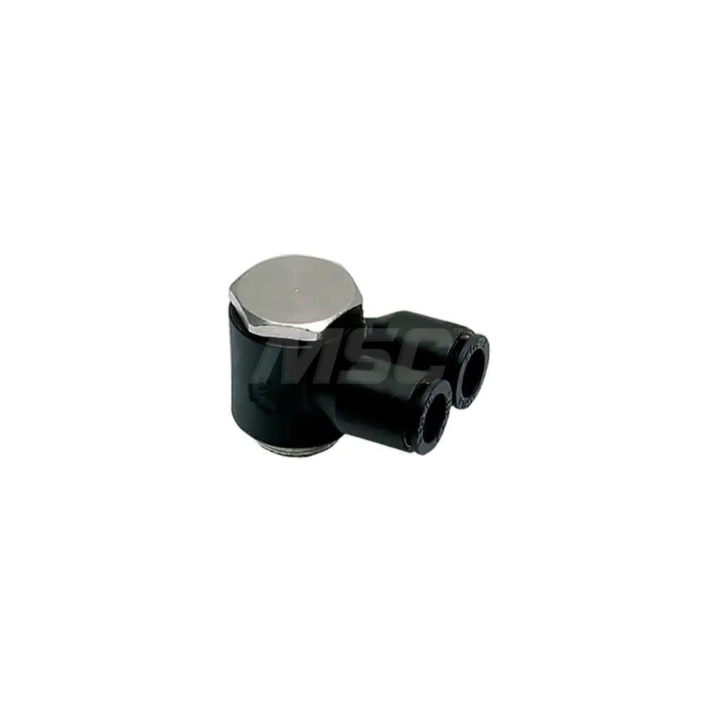 Metal Push-To-Connect Tube Fittings; Tube Outside Diameter (mm): 10.00 ; O Ring Material: Technical Polymer ; UNSPSC Code: 27121707