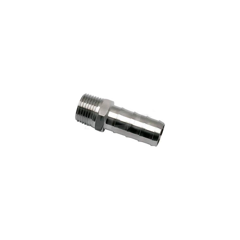 Barbed Hose Fitting: 1/4", Male