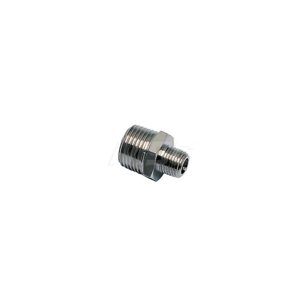 Brass Pipe Unequal Male Adapter: 1/8" Fitting, BSPT
