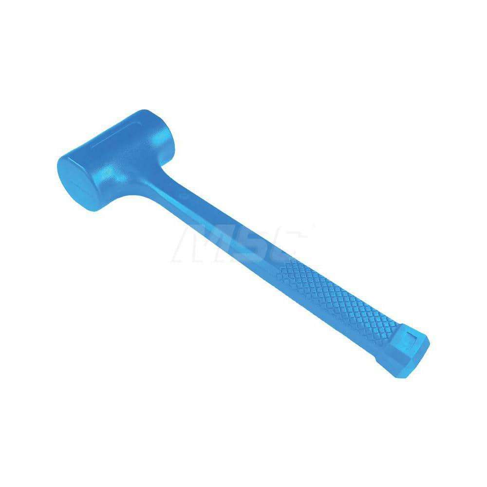 Dead Blow Hammers; Head Weight Range: 3 - 5.9 lbs. ; Head Material: Rubber ; Overall Length Range: 12" - 17.9" ; Face Diameter Range: 1" - 2.9" ; Overall Length (Inch): 13-3/4 ; Head Weight (oz.): 48.00