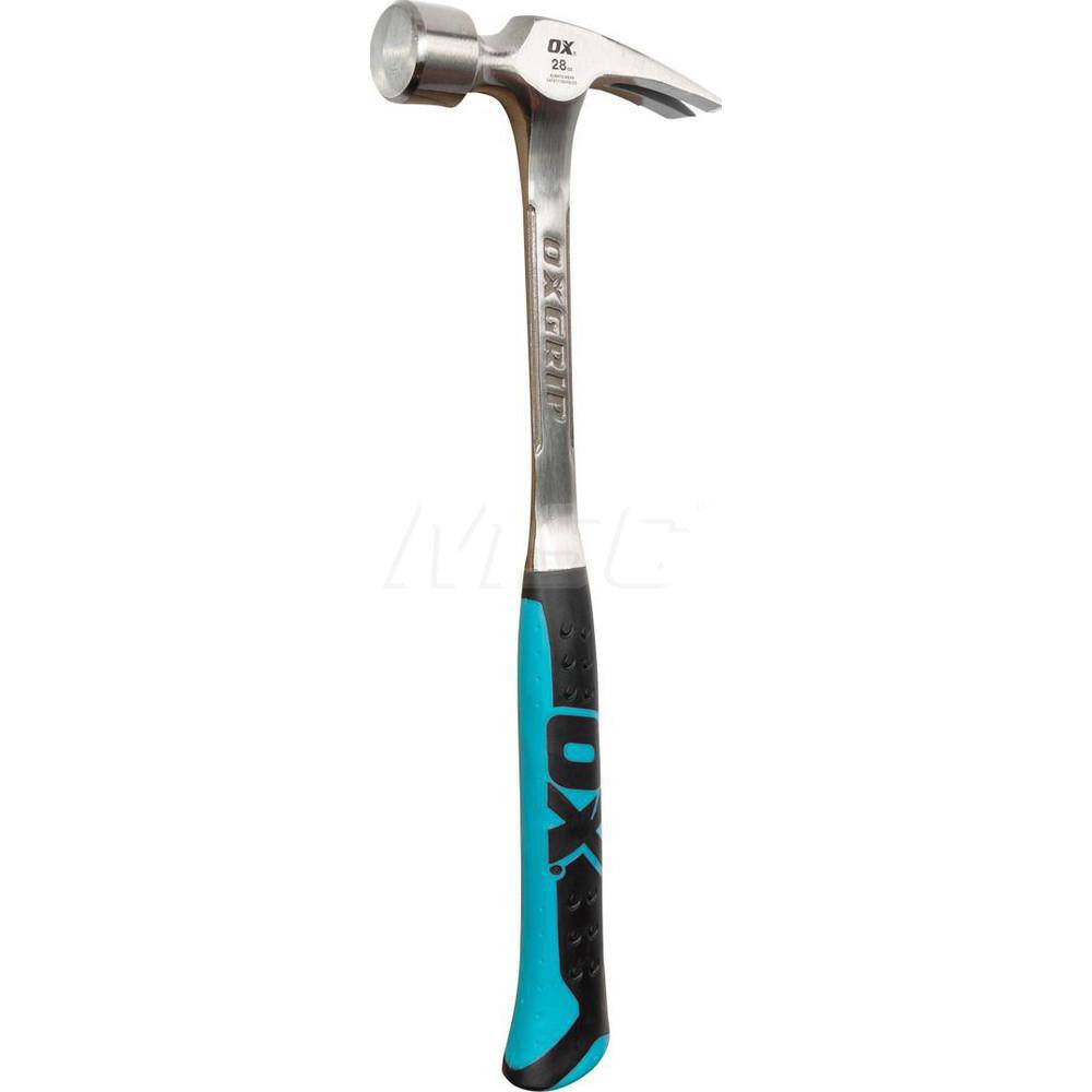 Nail & Framing Hammers; Claw Style: Straight ; Head Weight Range: 1 - 2.9 lbs. ; Overall Length Range: 14" - 20.9" ; Handle Material: Rubber Grip ; Face Surface: Smooth ; Head Weight (oz.): 28.00