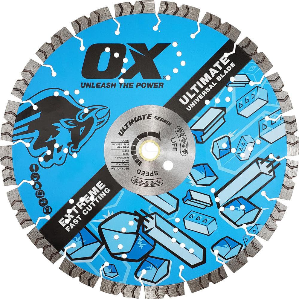 Ox Tools Wet  Dry Cut Saw Blade: 12″ Dia, 1″ Arbor Hole 17762873 MSC  Industrial Supply