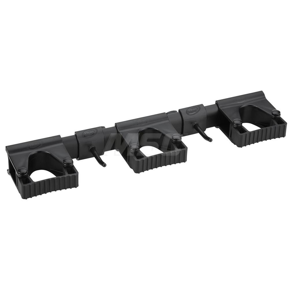 Hygienic Hi-Flex Wall Bracket System, 16.5", Black
