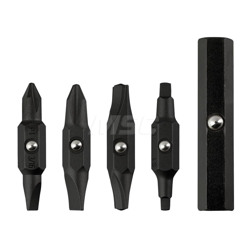 Screwdriver Insert Bit Set: 1/4" Drive