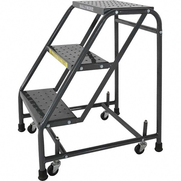 Ballymore - Steel 50 deg Incline Rolling Ladder: 28-1/2