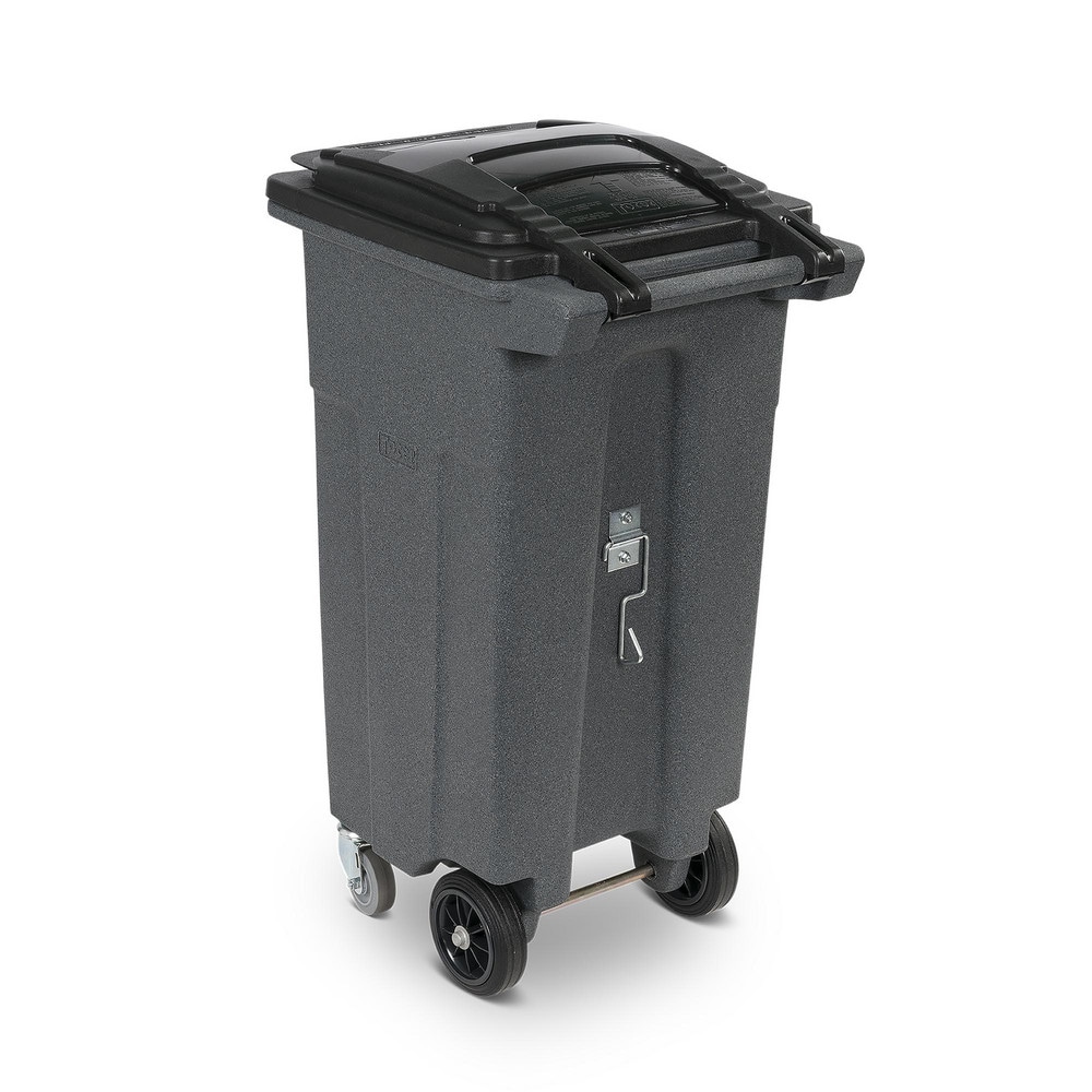 Rubbermaid - Decorative Trash Can: 23 gal, Rectangle, Gray - 64895717 - MSC  Industrial Supply