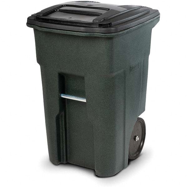 Toter ANA48-51406 48 Gal Rectangle Greenstone Trash Can 