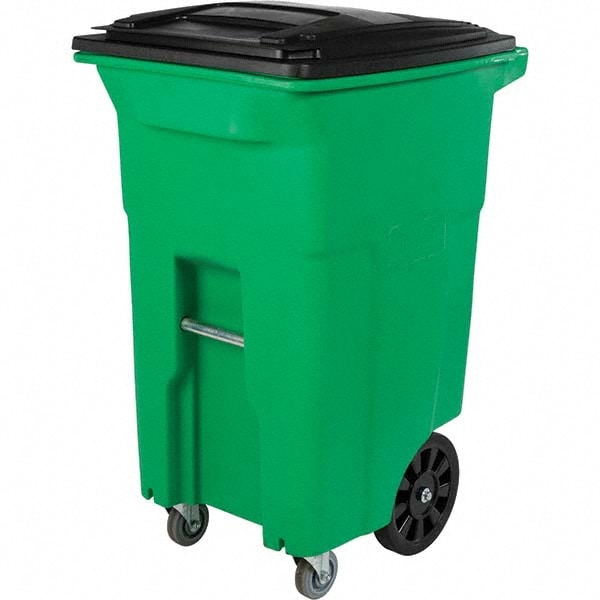 Toter 64 Gal. Blue Recycling Container with Wheels and Lid 