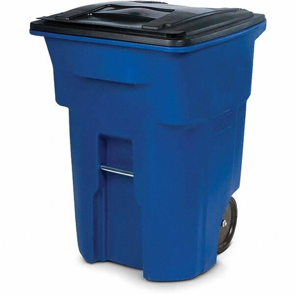 Toter ANA96-00BLU 96 Gal Rectangle Blue Trash Can 