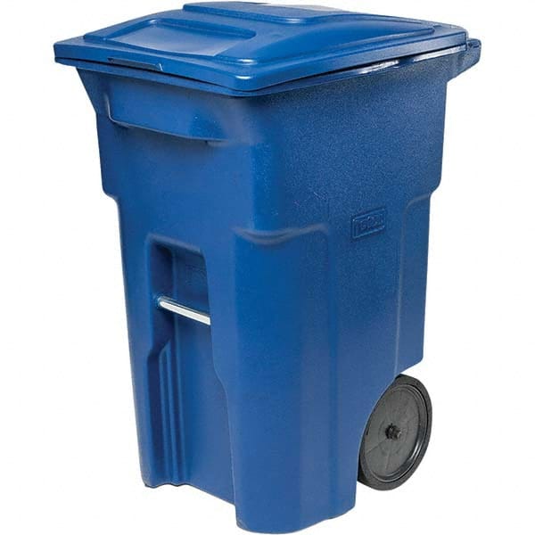 Toter ANA64-00BLU 64 Gal Rectangle Blue Trash Can 