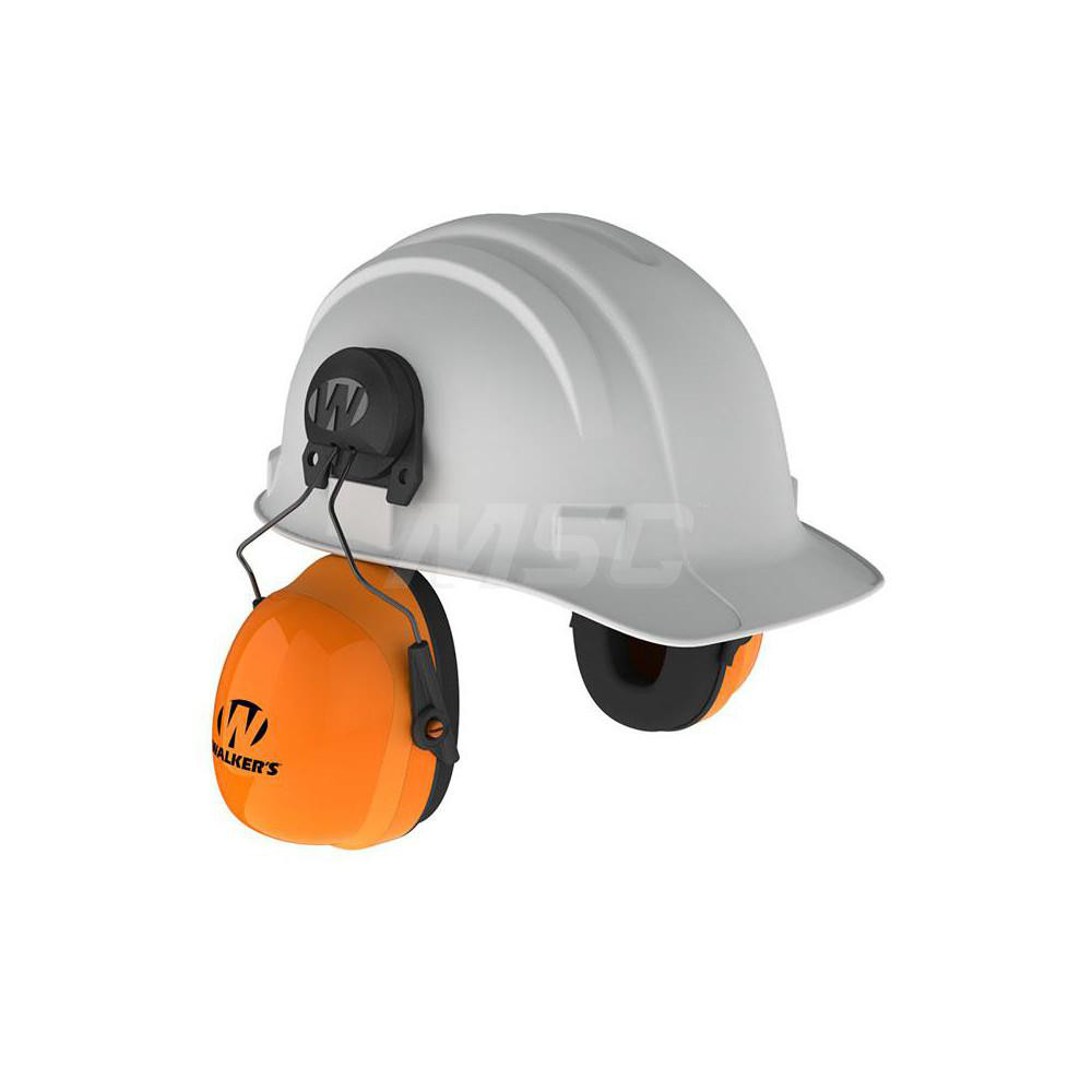 Walkers 28 NRR, Hard Hat Cap Mounted NonConductive High Visiblity