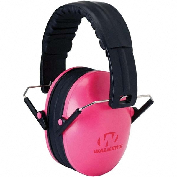 Folding Earmuffs: 23 dB NRR Over the Head, Foam Cushion