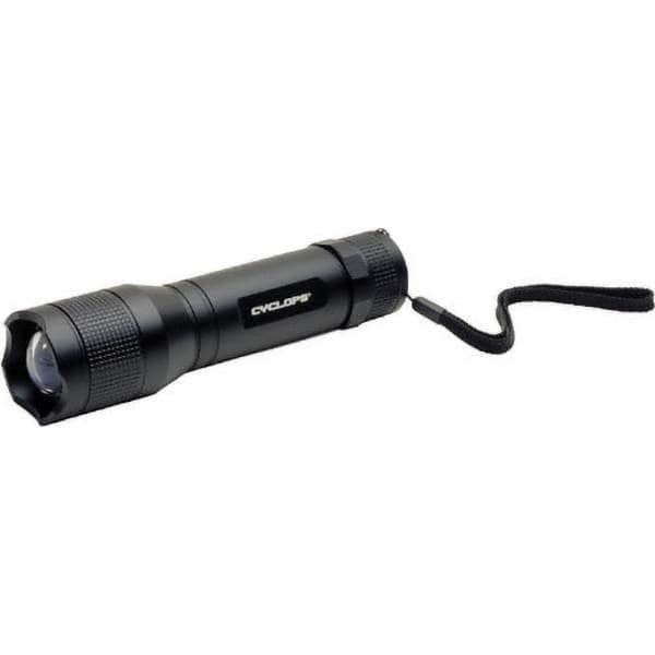 Handheld Flashlight: LED, 5 hr Max Run Time, AA Battery