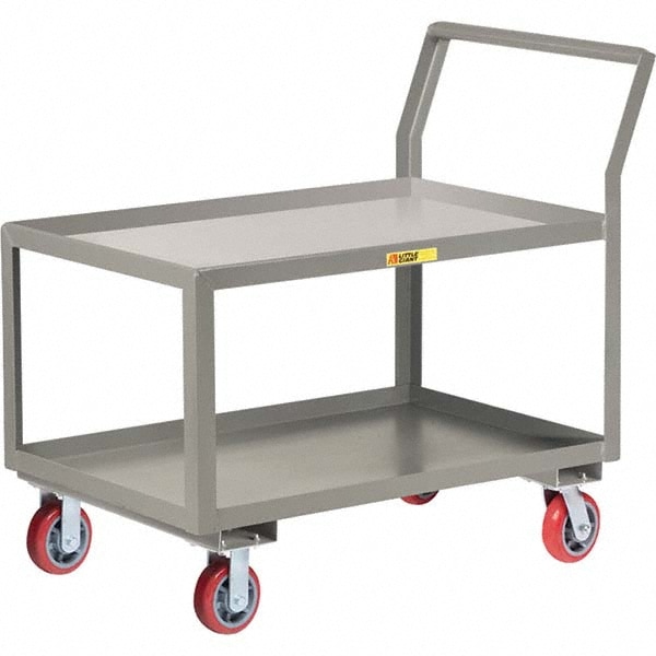 Little Giant® - Utility Utility Cart: Steel, 3600 lb Capacity, Gray ...