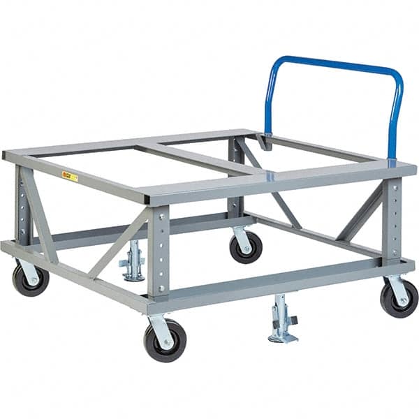 Adjustable Pallet Stand: Steel, 34" Lift Height
