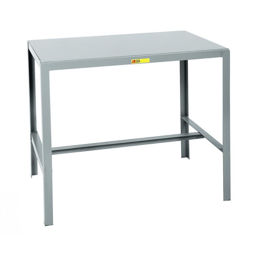 Little Giant. MT1-2436-42 Stationary Machine Work Table: Steel, Gray Image