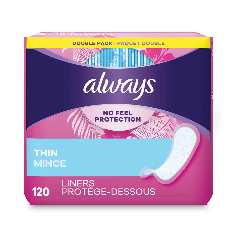 Feminine Hygiene Products; Type: Panty Liner ; Absorption Level: Regular