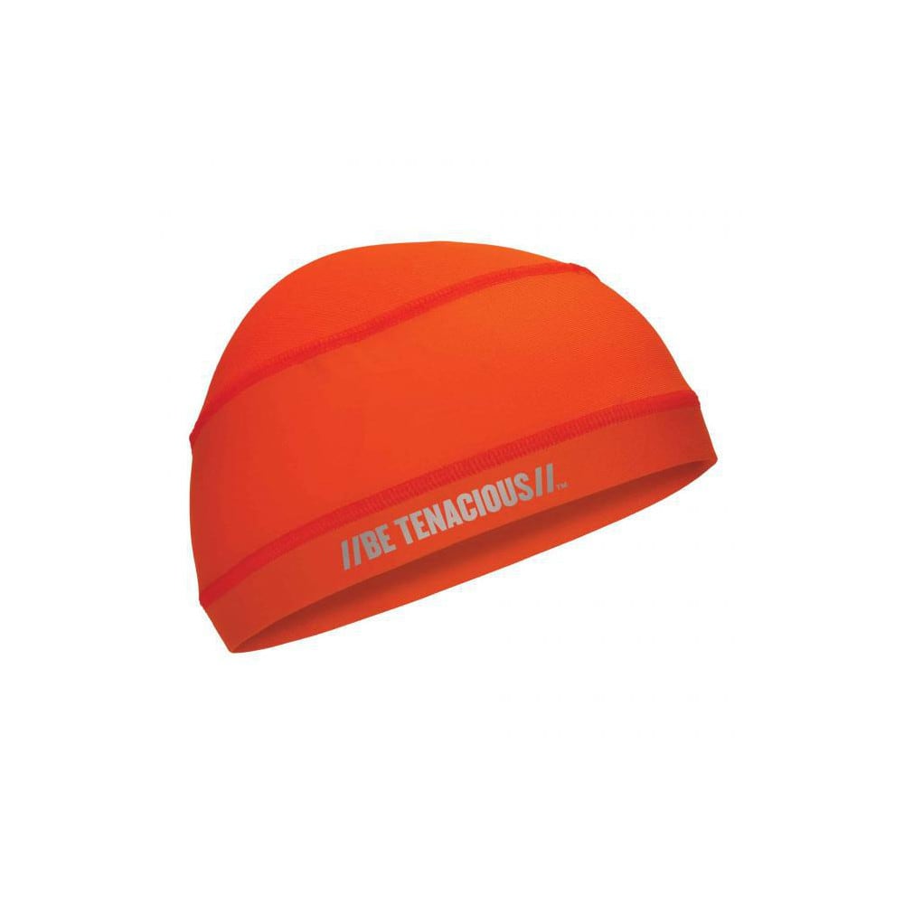 Skull Cap: Size Universal, Orange, Anti-Odor Treatment, Instant Cooling Relief, Low-Profile, Machine Washable, Moisture Wicking