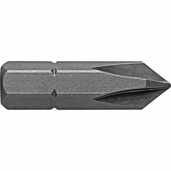 Apex Phillips Screwdriver Insert Bit 1 Point, 1/4" Drive, 1" OAL