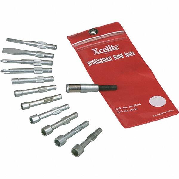 Screwdriver Set: 12 Pc, Nut Driver, Phillips & Slotted