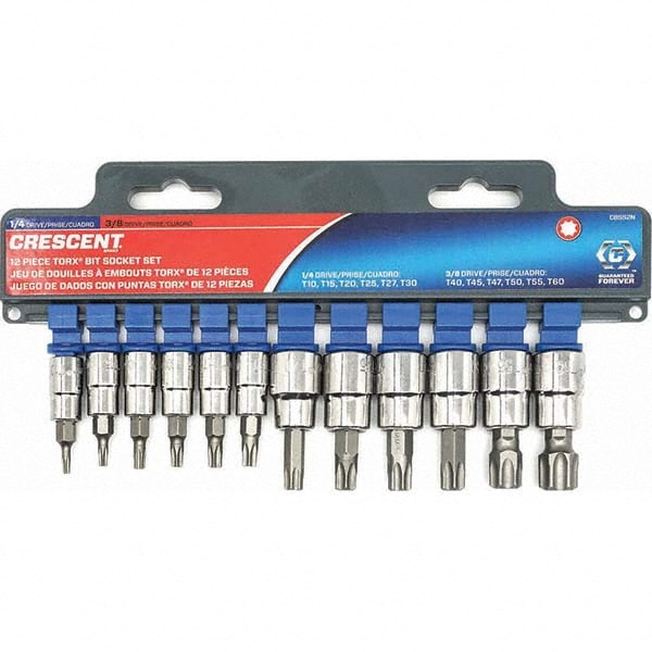 Crescent CBSS2N Torx Bit Socket Set: 12 Pc 