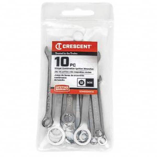 Crescent CCWSIGMM10 Wrench Set: 10 Pc, Metric 