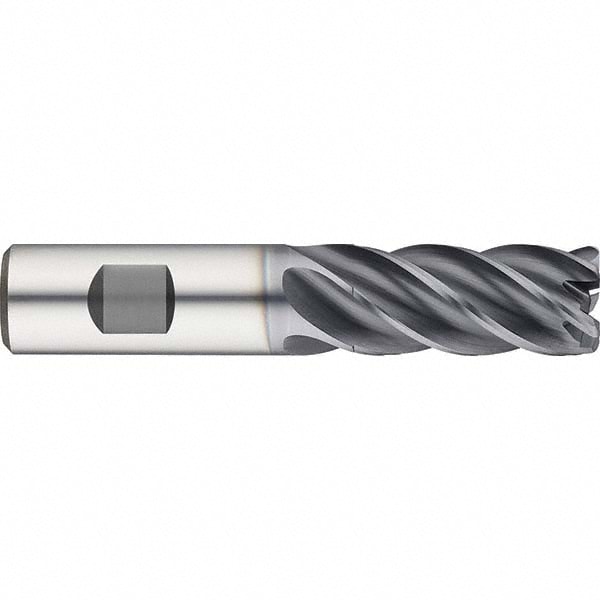 Guhring 9069850127040 Corner Radius End Mill: 5/8" LOC, 0.03" Radius, 5 Flutes, Solid Carbide Image