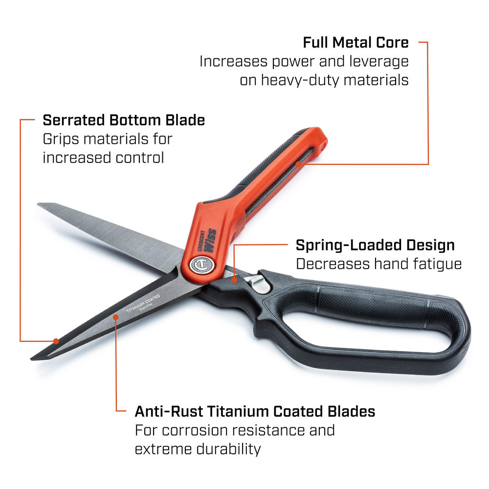 Wiss - Spring Loaded Tradesman Shears: 11