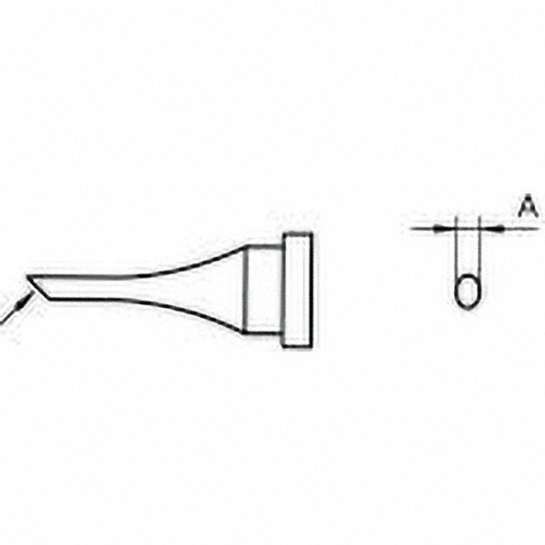 Weller Soldering Iron Tips; Type: Round Slope Tip ; For Use With: WP8; WSP80; WXP80 | Part #T0054443999