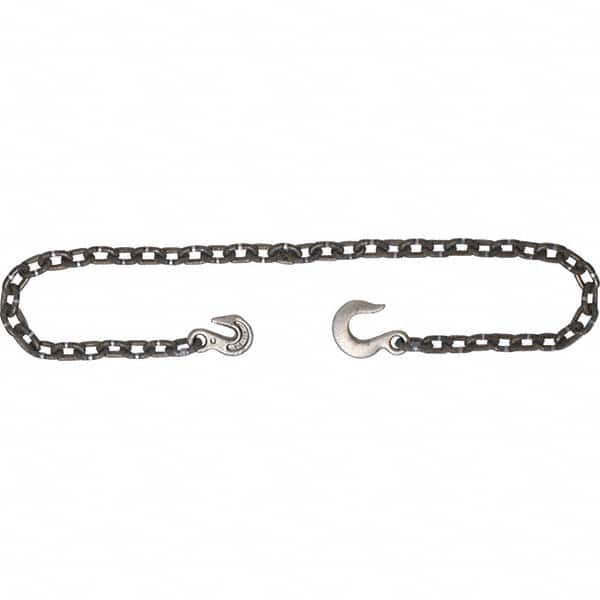 Welded Chain; Load Capacity (Lb. - 3 Decimals): 2650 ; Link Type: Log Chain ; Chain Grade: 30 ; Overall Length: 14cm; 14in; 14yd; 14mm; 14m; 14ft ; Type: Log Chain ; Trade Size: 3/8 in