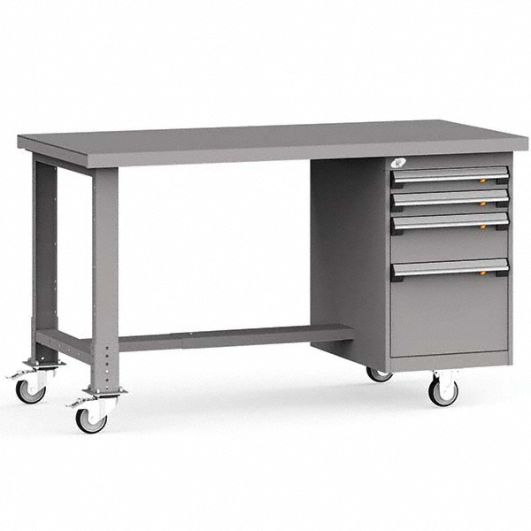 Rousseau Metal Mobile Work Benches; Bench Type Mobile Workbench; Leg